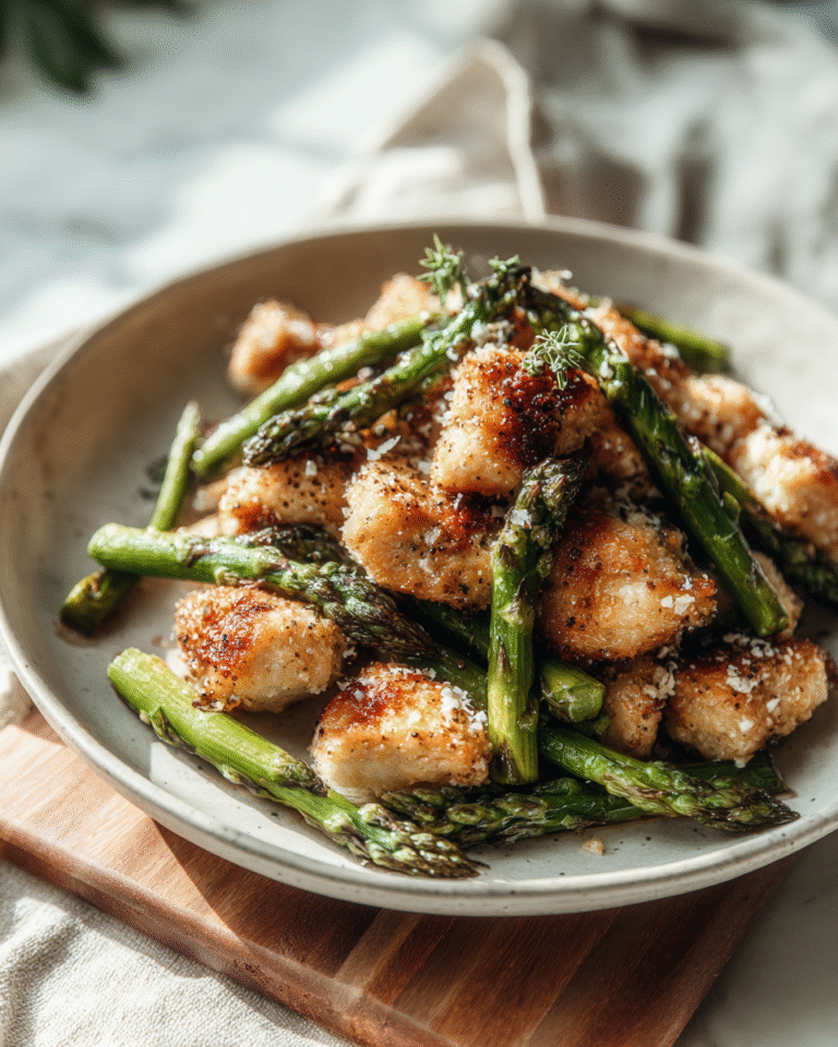 Savor the Flavor: Baked Chicken Bites with Asparagus Delight - Featured Image