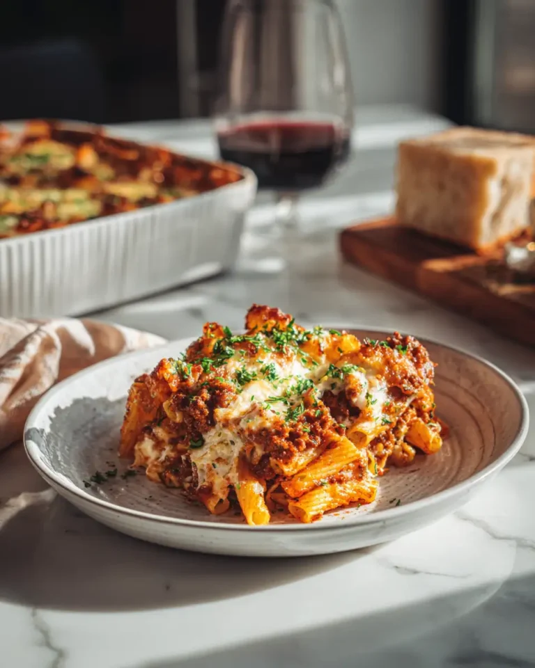 Ultimate Comfort: Baked Ziti with Ground Beef Delight - Featured Image