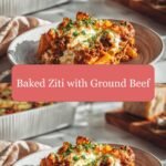 Ultimate Comfort: Baked Ziti with Ground Beef Delight