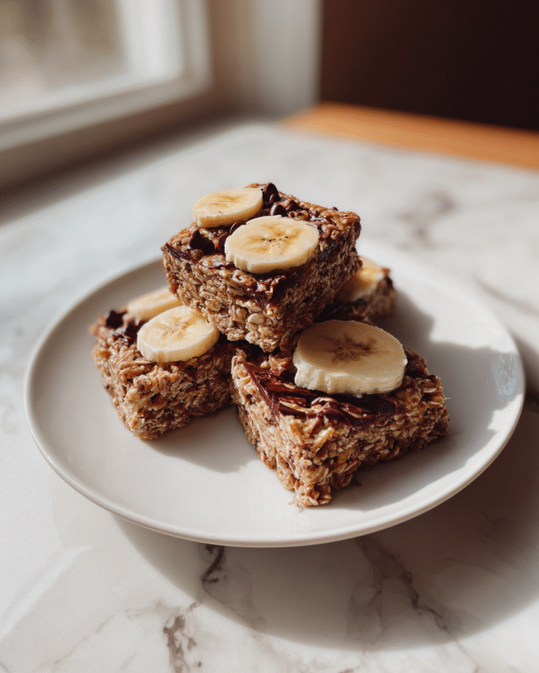 Boost Your Energy with Delicious Banana Oatmeal Bars - Featured Image
