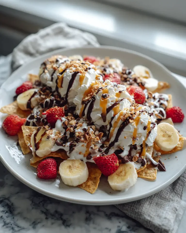 Banana Split Dessert Nachos: A Sweet Twist on a Classic Treat - Featured Image