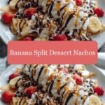 Banana Split Dessert Nachos: A Sweet Twist on a Classic Treat