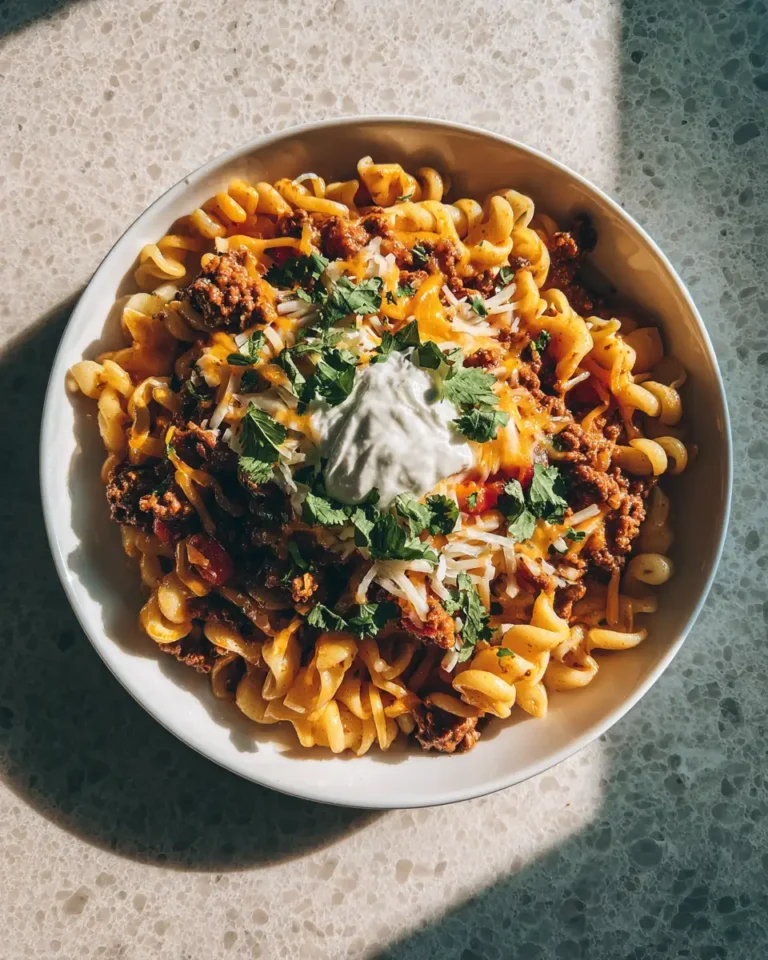 Beef Taco Pasta: A Fusion Fiesta in Every Bite - Featured Image