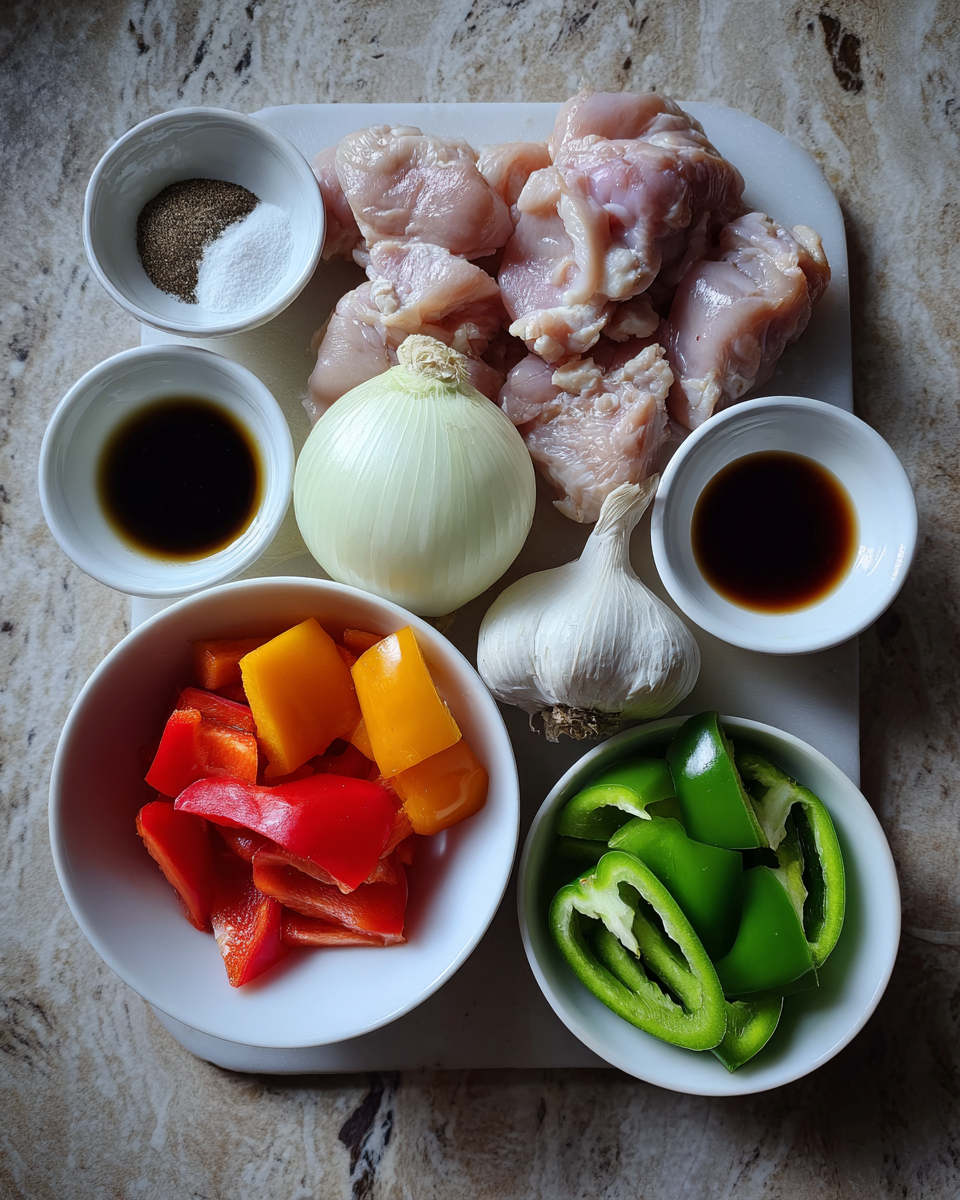 Ingredients for Sizzling Sensation: Discover the Best Black Pepper Chicken Recipe Ever