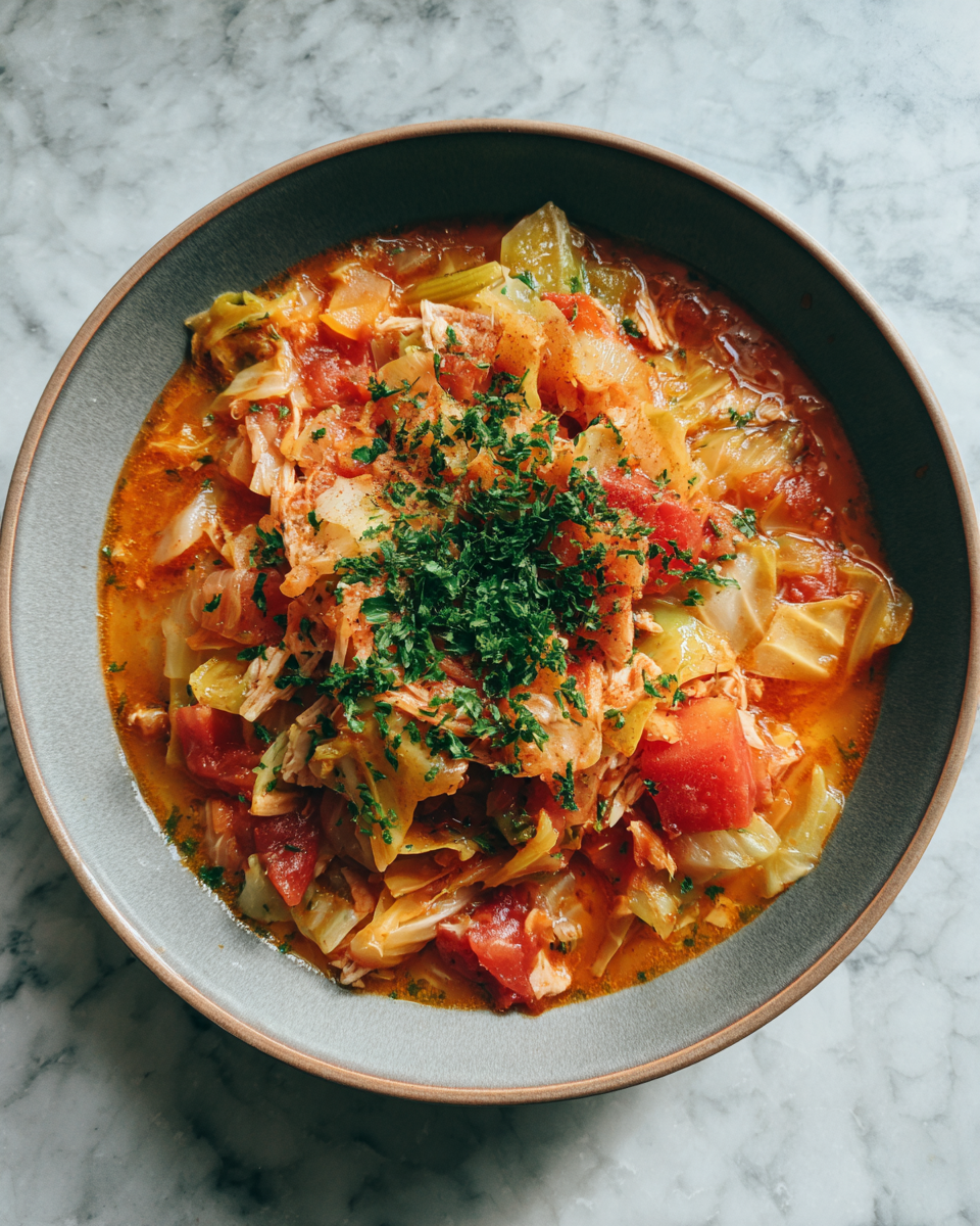 Shed Pounds Deliciously with the Best Cabbage Fat Burning Soup Recipe 6 Final dish - Shed Pounds Deliciously with the Best Cabbage Fat Burning Soup Recipe