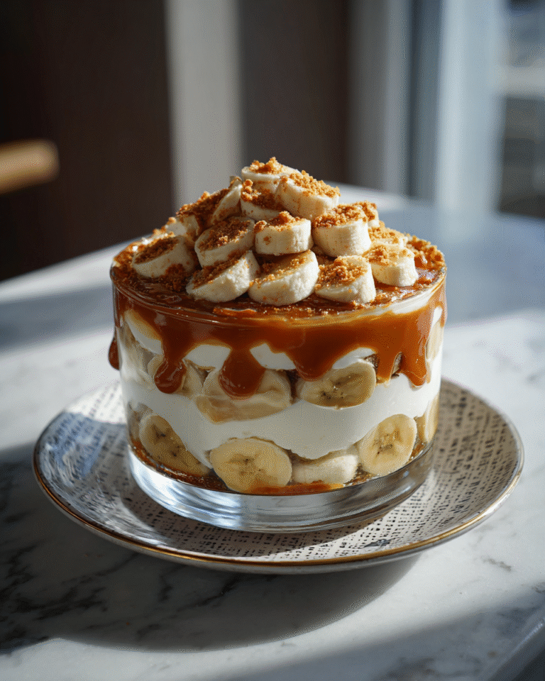 Indulge in Irresistible Layers: Biscoff Banana Pudding with Caramel Bliss - Featured Image