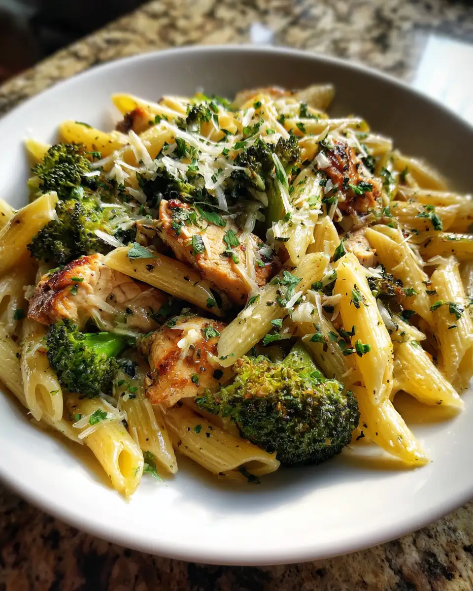 Final dish - Broccoli and Chicken Penne: A Deliciously Simple Weeknight Wonder