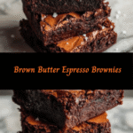 Indulge in Decadence: Brown Butter Espresso Brownies Delight