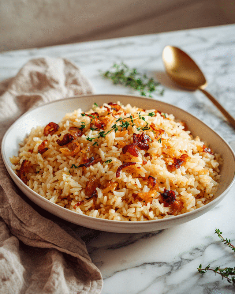 Transform Your Meals with Irresistibly Buttery Onion Rice Side - Featured Image