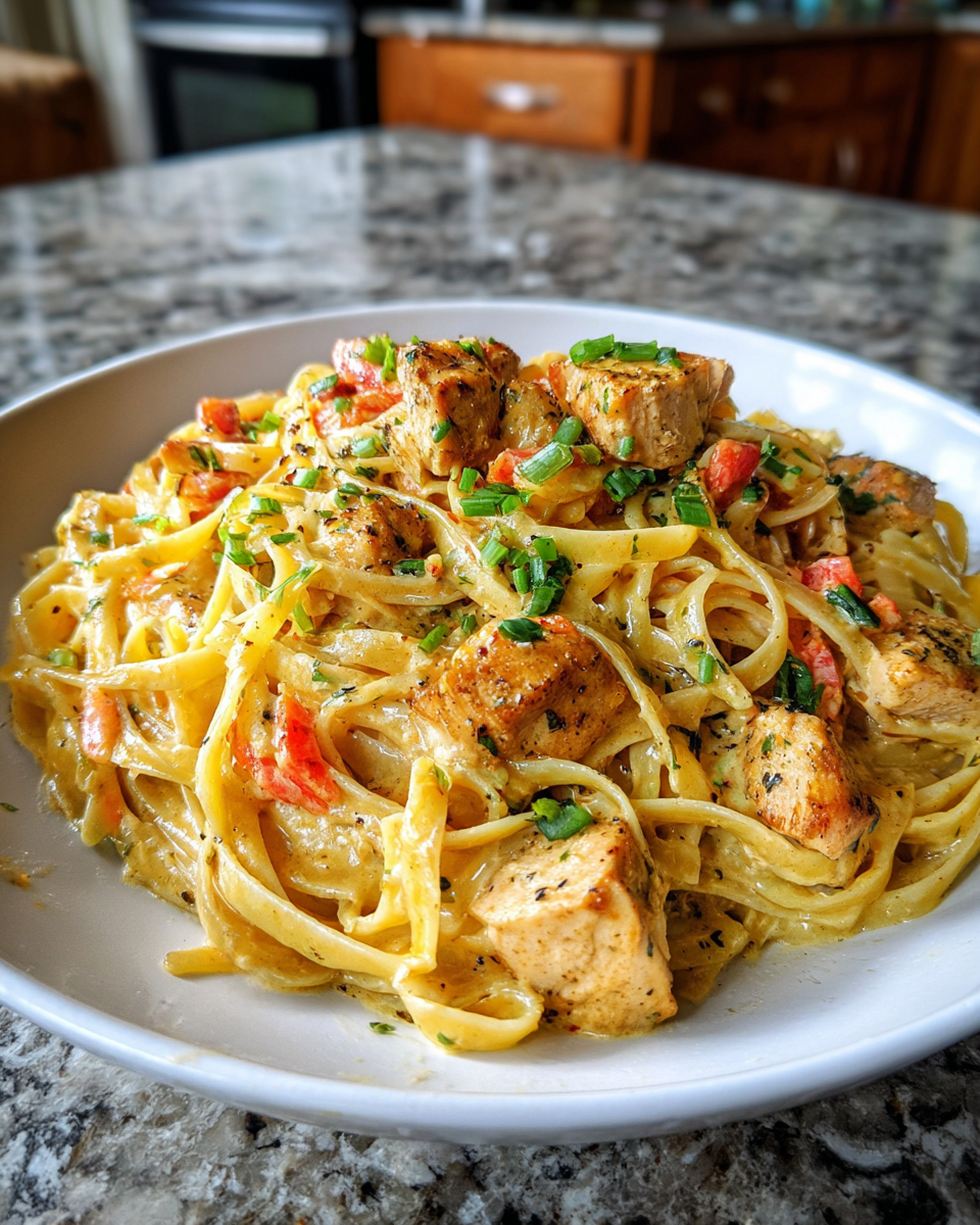 Final dish - Creamy Cajun Chicken Pasta: A Flavorful Twist on Comfort Food