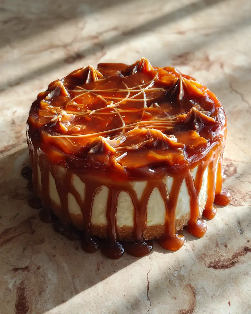 Final dish - Indulge in Sweet Bliss with Our Ultimate Caramel Cake Dessert