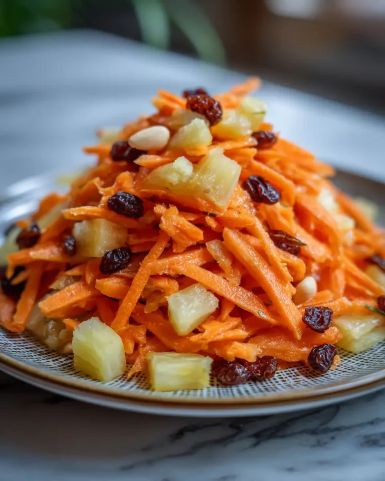 Tropical Twist: Discover the Refreshing Delight of Carrot Salad with Pineapple and Raisins - Featured Image