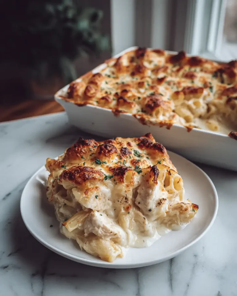 Creamy Comfort: The Ultimate Chicken Alfredo Bake Recipe - Featured Image
