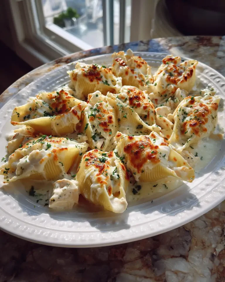 Irresistible Chicken Alfredo Stuffed Shells: A Delicious Twist on Comfort Food - Featured Image