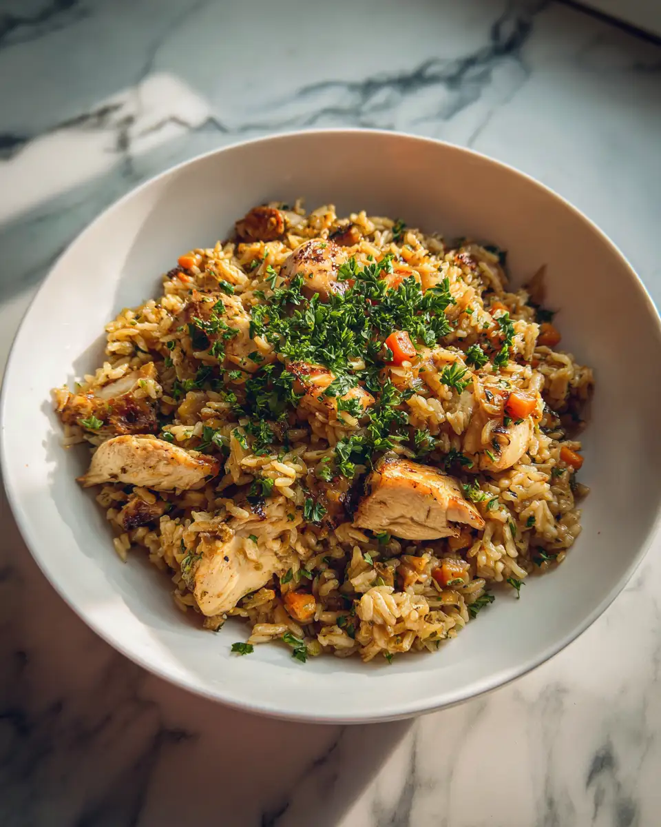 Final dish - Cozy Up with the Ultimate Chicken and Rice Comfort Bowl