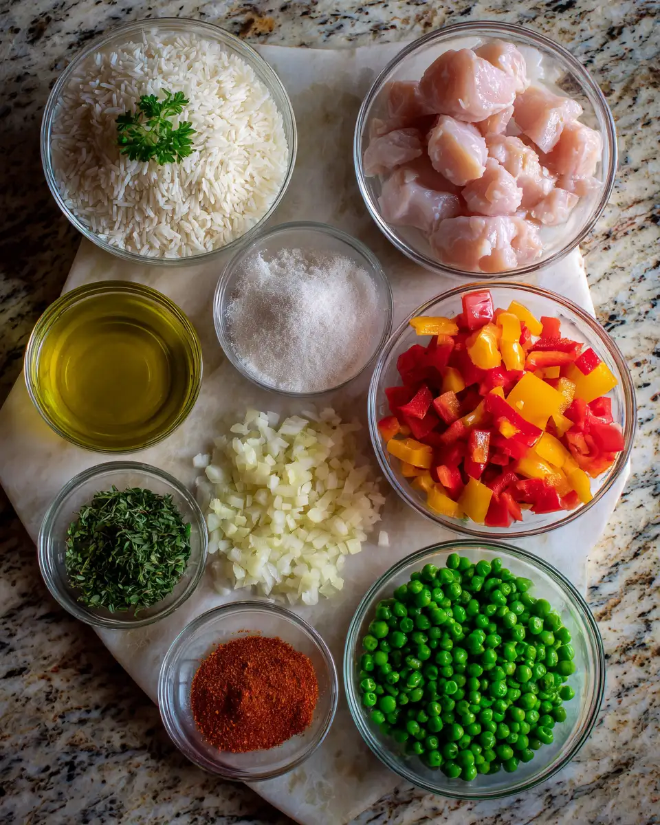 Ingredients for Cozy Up with the Ultimate Chicken and Rice Comfort Bowl