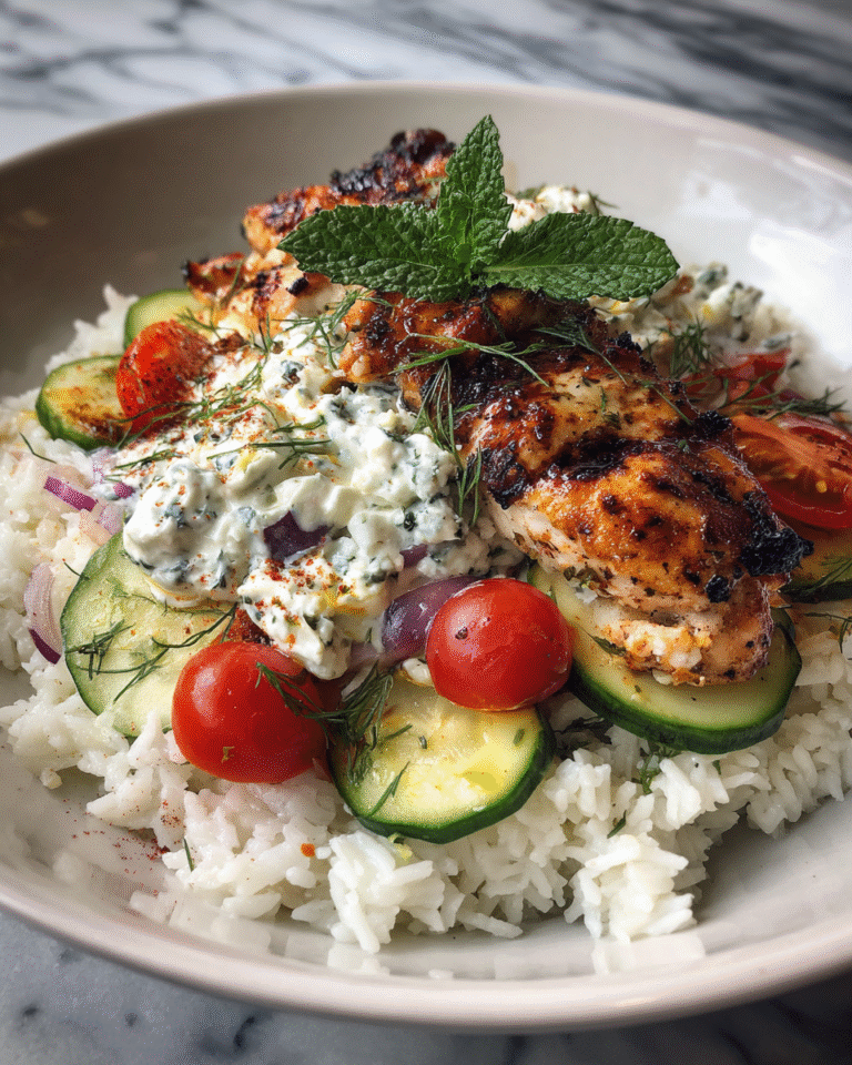 Savor the Mediterranean: Irresistible Chicken Tzatziki and Rice Bake Delight - Featured Image