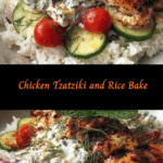 Savor the Mediterranean: Irresistible Chicken Tzatziki and Rice Bake Delight