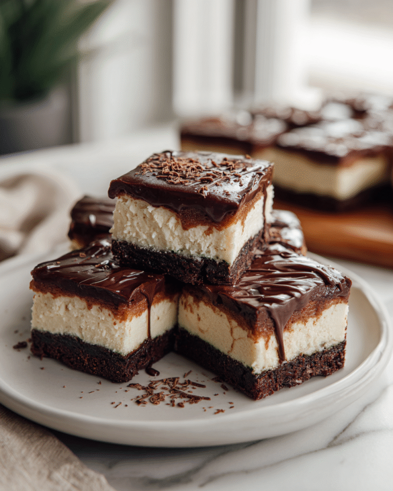 Decadent Delight: Indulge in Irresistible Chocolate Cheesecake Bars - Featured Image