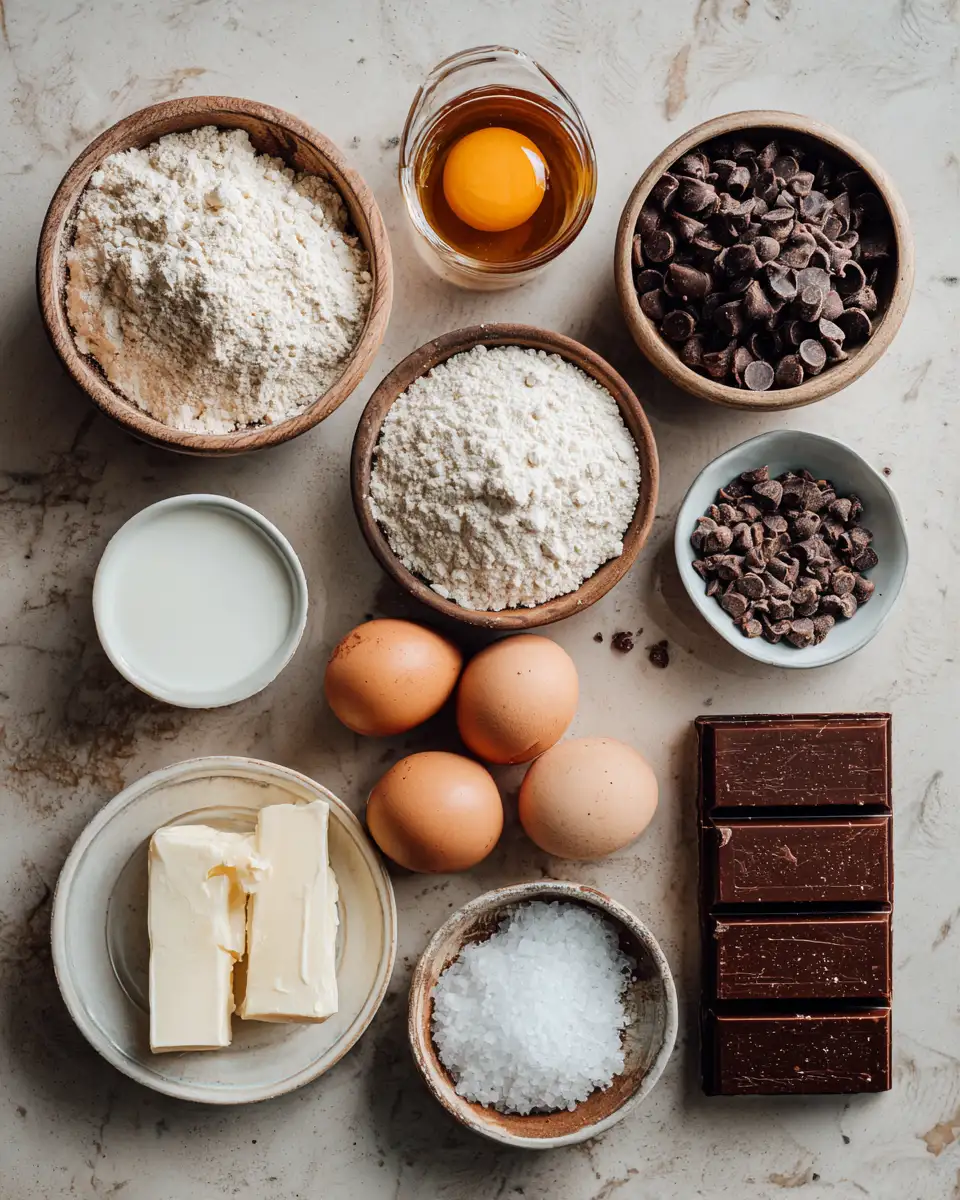 Ingredients for Irresistible Chocolate Chip Cookie Bars That Will Wow Your Taste Buds