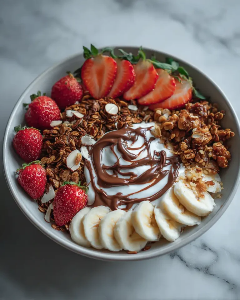 Indulge Your Morning with a Decadent Chocolate Granola Yogurt Bowl - Featured Image