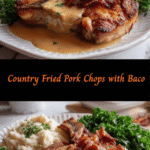 Indulge in Southern Comfort: Country Fried Pork Chops with Bacon Gravy
