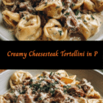 Indulge in the Ultimate Comfort: Creamy Cheesesteak Tortellini in Provolone Sauce