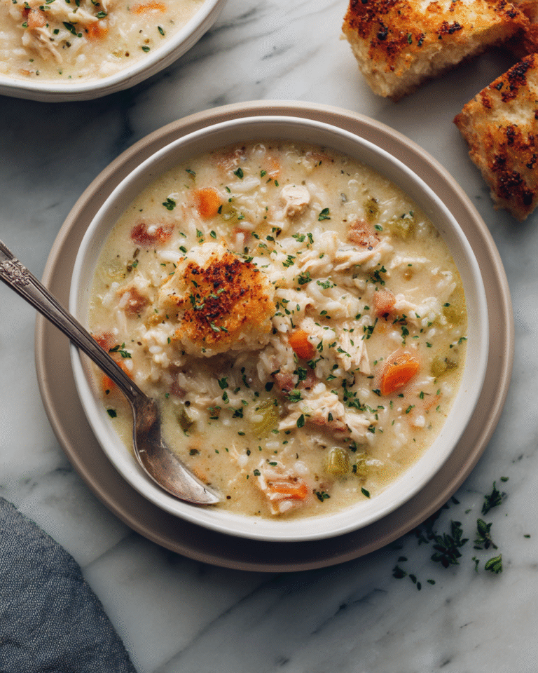 Cozy Up with Our Ultimate Creamy Chicken and Rice Soup Recipe - Featured Image