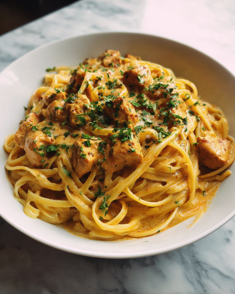 Creamy Cowboy Butter Chicken Linguine: A Wild West Culinary Adventure - Featured Image