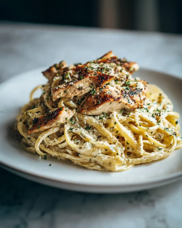 Indulge in the Ultimate Creamy Garlic Chicken Pasta Delight - Featured Image