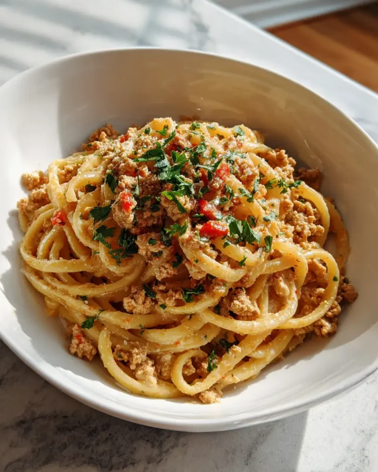 Irresistibly Creamy Ground Turkey Pasta: A Weeknight Dinner Delight - Featured Image
