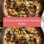 Savor the Flavor: Creamy Mushroom Chicken Skillet Delight