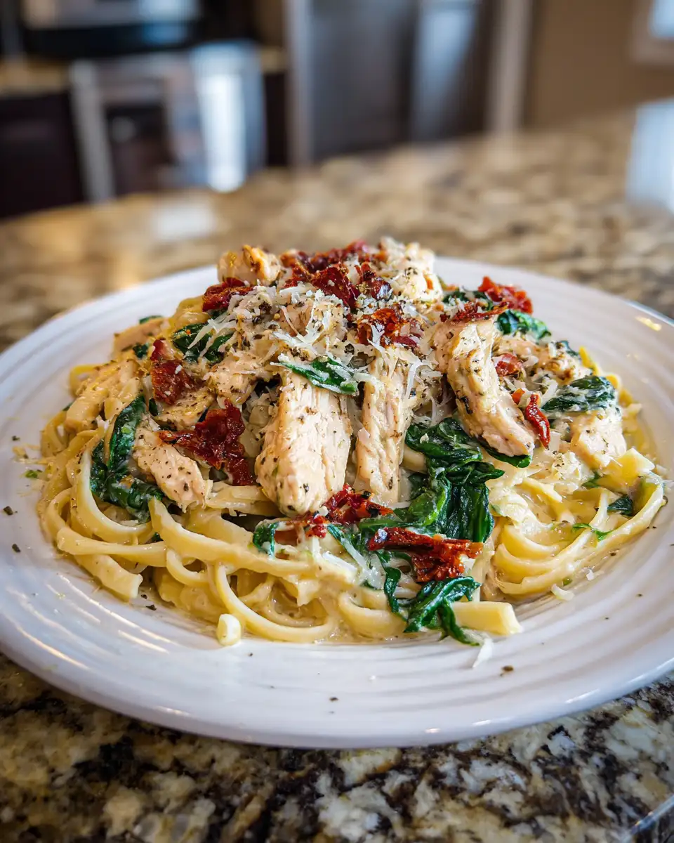 Ingredients for Indulge in the Irresistible Flavors of Creamy Tuscan Chicken Pasta