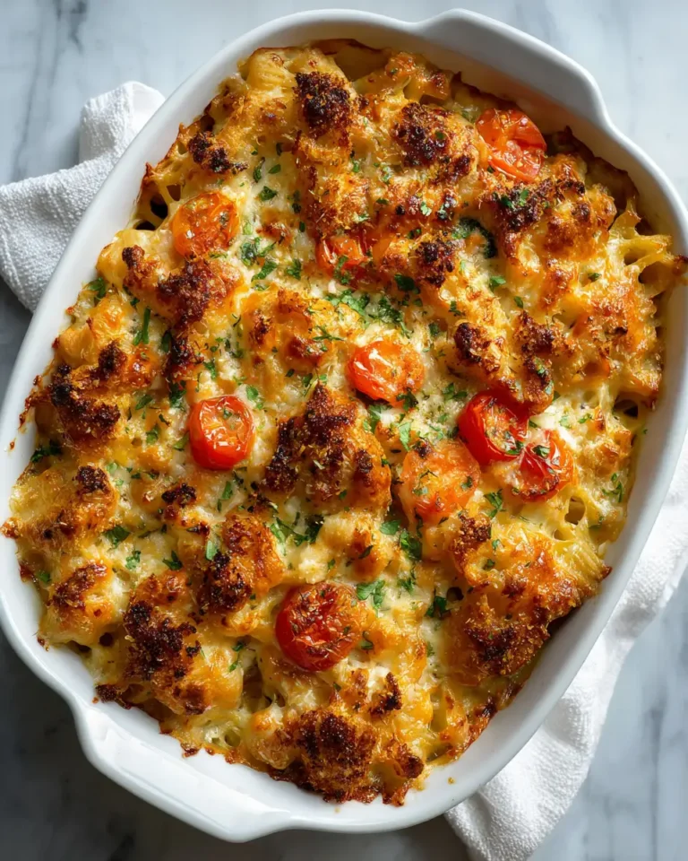 Irresistibly Delicious: Crispy Chicken Alfredo Bake That Will Make Your Taste Buds Dance - Featured Image