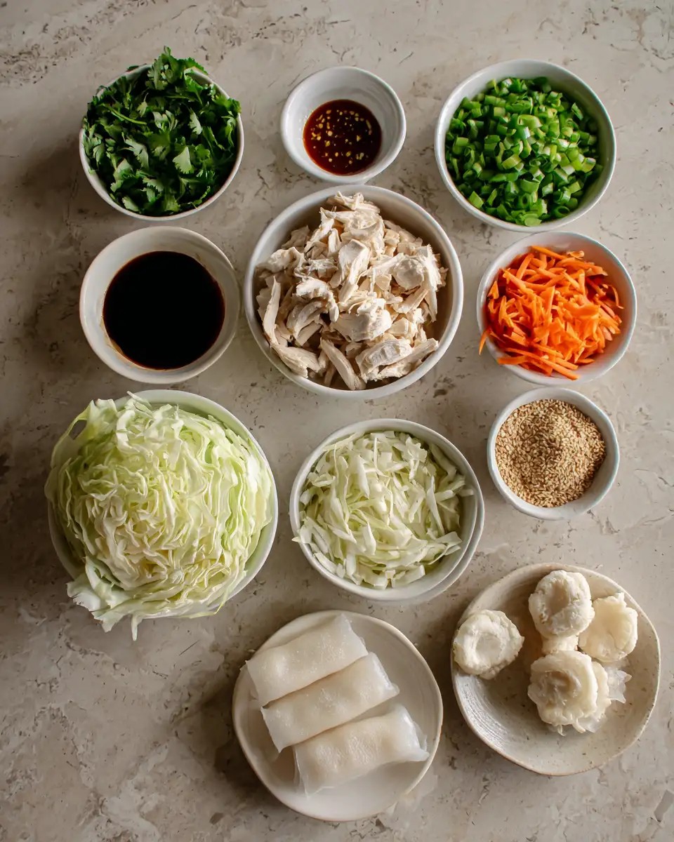 Ingredients for Crispy Rice Paper Dumplings: A Crunchy Twist on Tradition