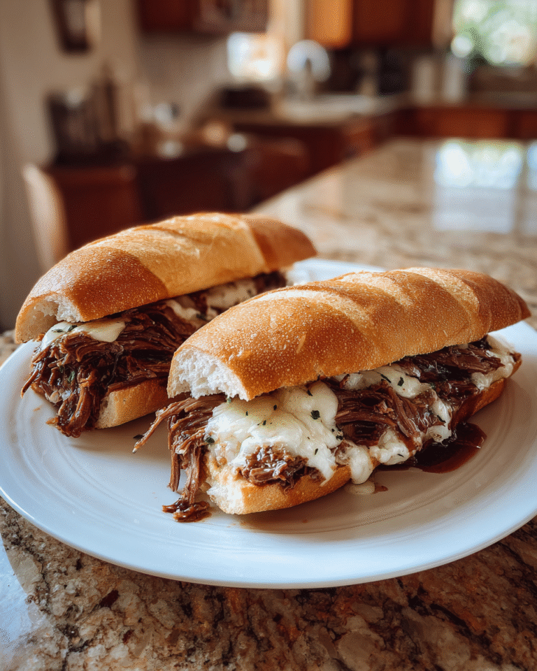 Ultimate Crockpot French Dip Sandwiches: A Juicy Slow Cooker Delight - Featured Image