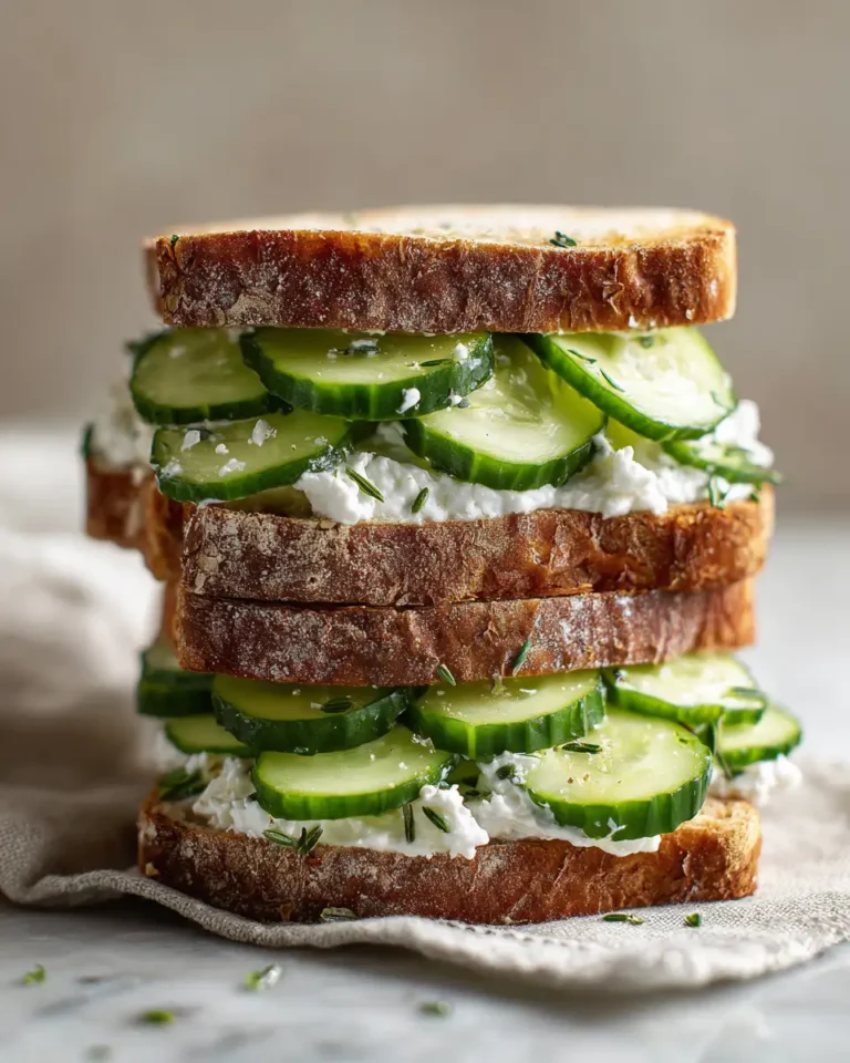 Crunchy Cucumber Salad Sandwiches: A Refreshing Bite of Summer - Featured Image