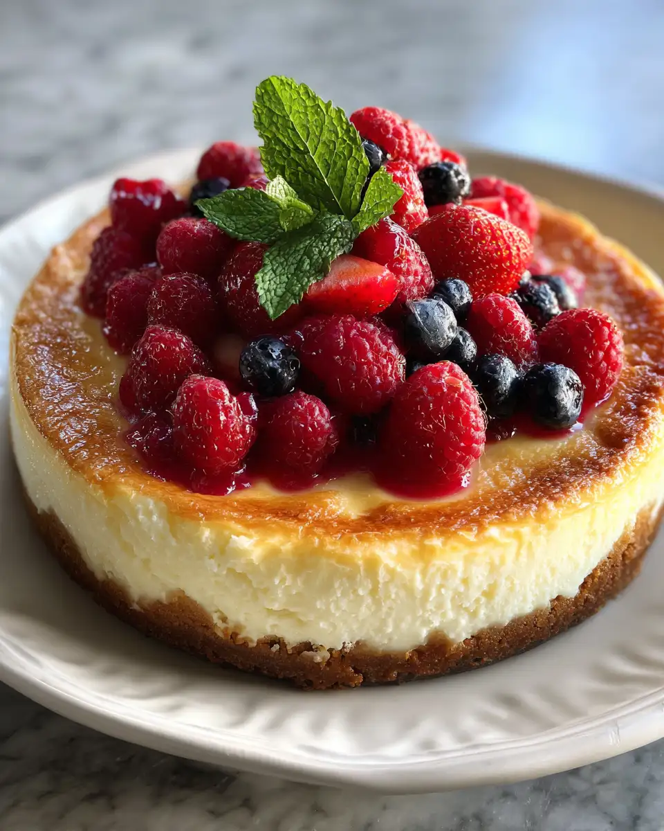 Final dish - Effortless Indulgence: The Ultimate Easy Cheesecake Recipe