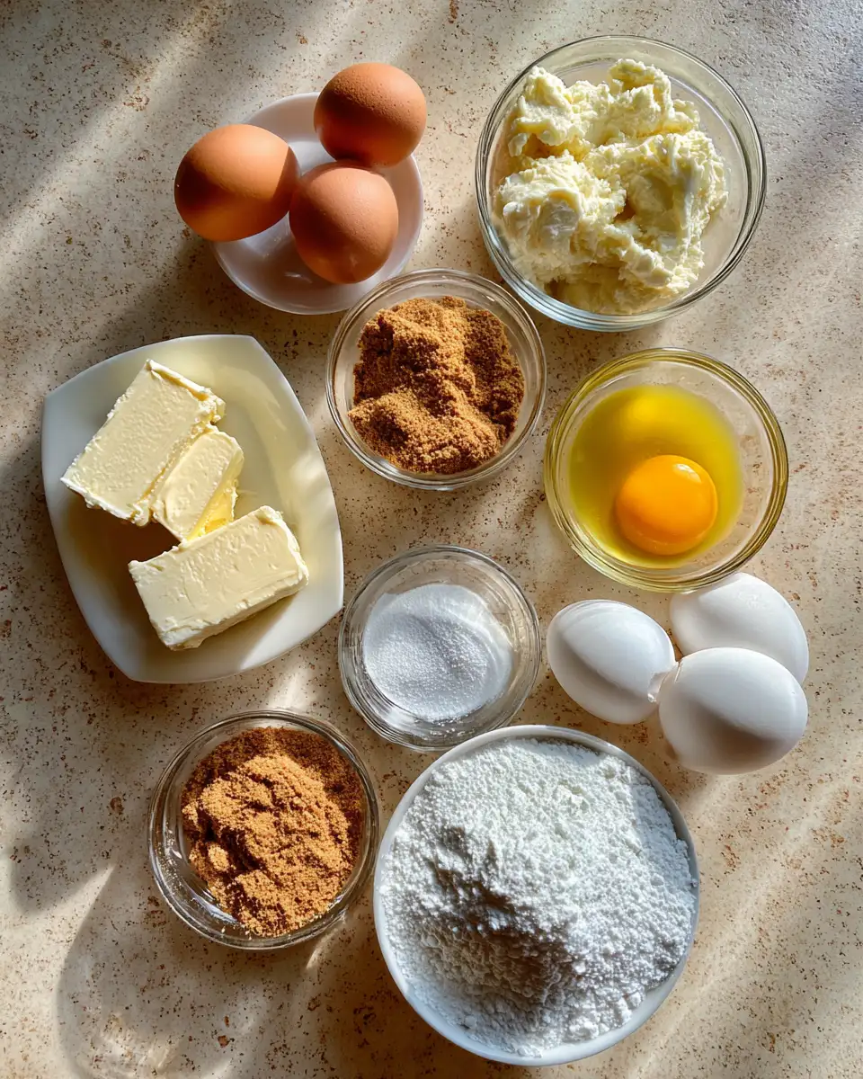 Ingredients for Effortless Indulgence: The Ultimate Easy Cheesecake Recipe