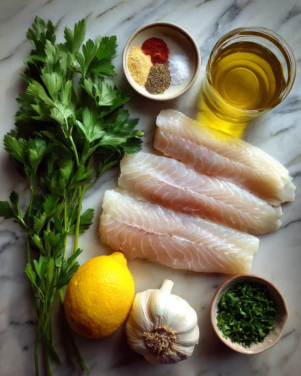 Ingredients for Effortless Flavors: Your Go-To Easy Fish Dinner Recipe