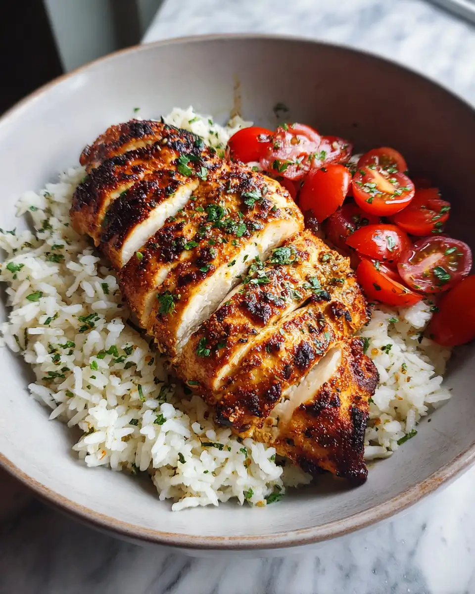 Final dish - Effortless and Flavorful: Easy Garlic Chicken Meal Prep Perfection