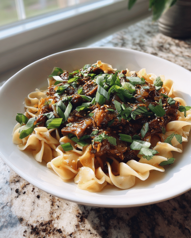 Savor the Comfort: French Onion Beef and Noodles Delight - Featured Image
