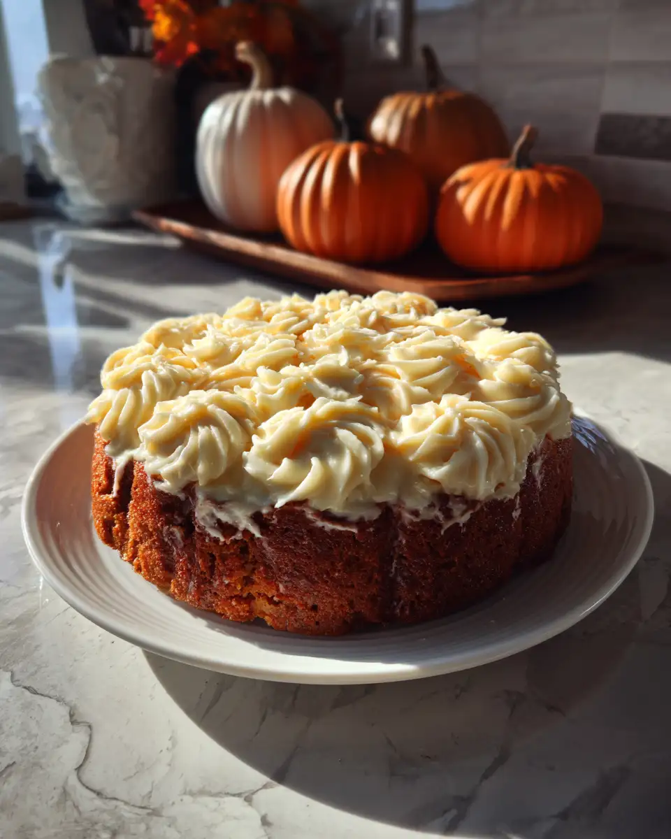 Final dish - Indulge in Autumn Bliss with Fresh Apple Cake and Cream Cheese Frosting