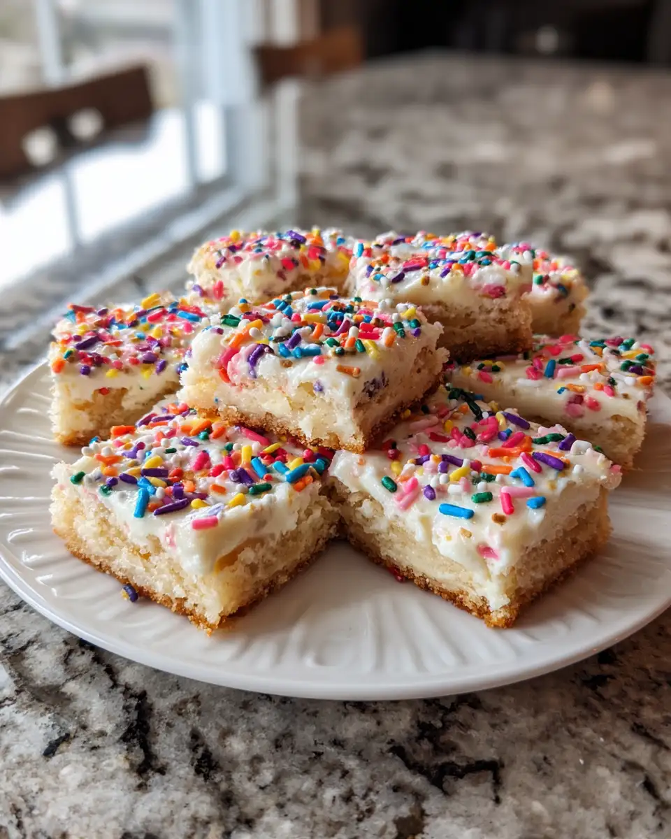 Final dish - Sprinkle Joy with Irresistible Funfetti Sugar Cookie Bars
