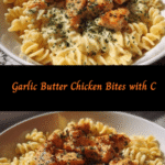 Irresistible Garlic Butter Chicken Bites Meet Creamy Pasta Delight
