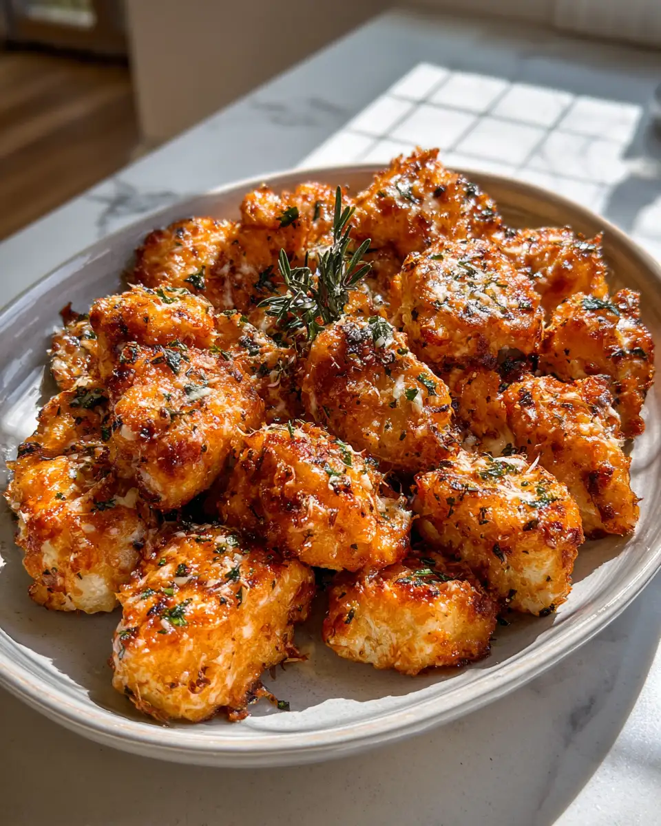 Irresistible Garlic Parmesan Chicken Bites: A Flavor Explosion in Every Bite - Featured Image