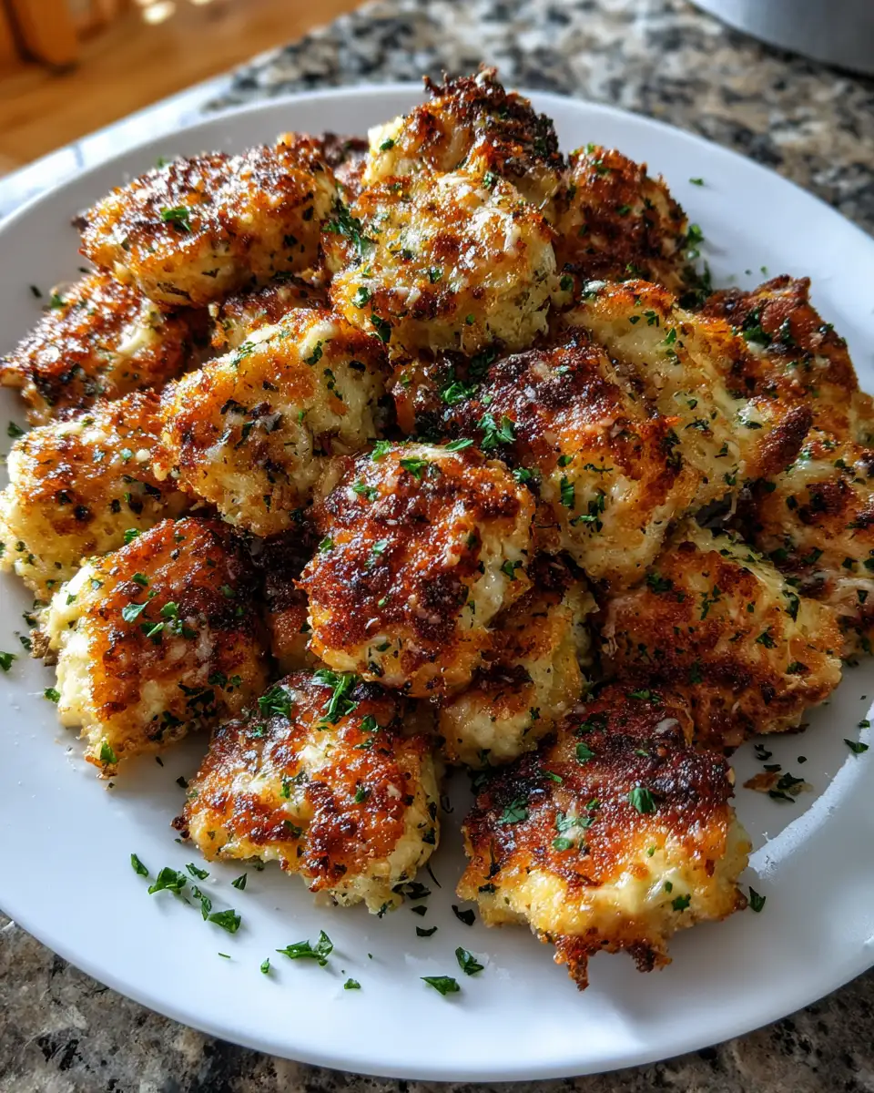 Final dish - Irresistible Garlic Parmesan Chicken Bites: A Flavor Explosion in Every Bite