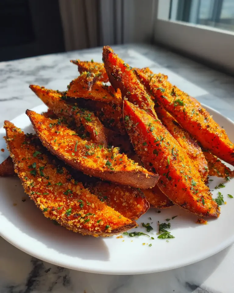 Crispy Garlic Parmesan Sweet Potato Wedges: A Flavor Explosion - Featured Image