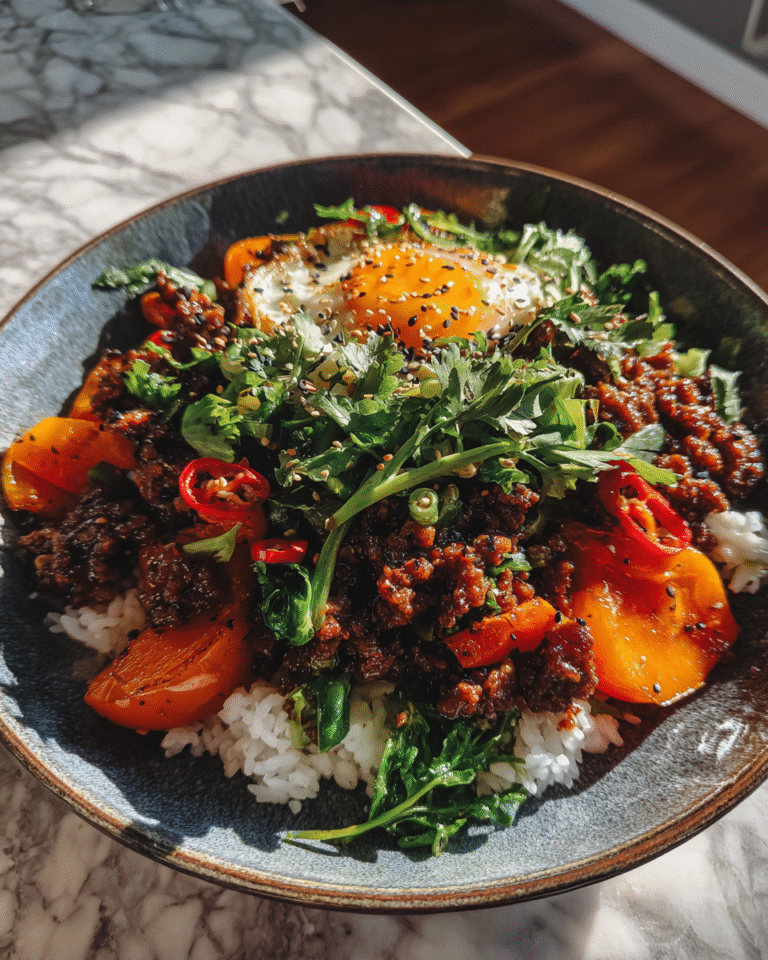 Sizzling Ground Beef Hot Honey Bowl: A Sweet and Spicy Delight - Featured Image