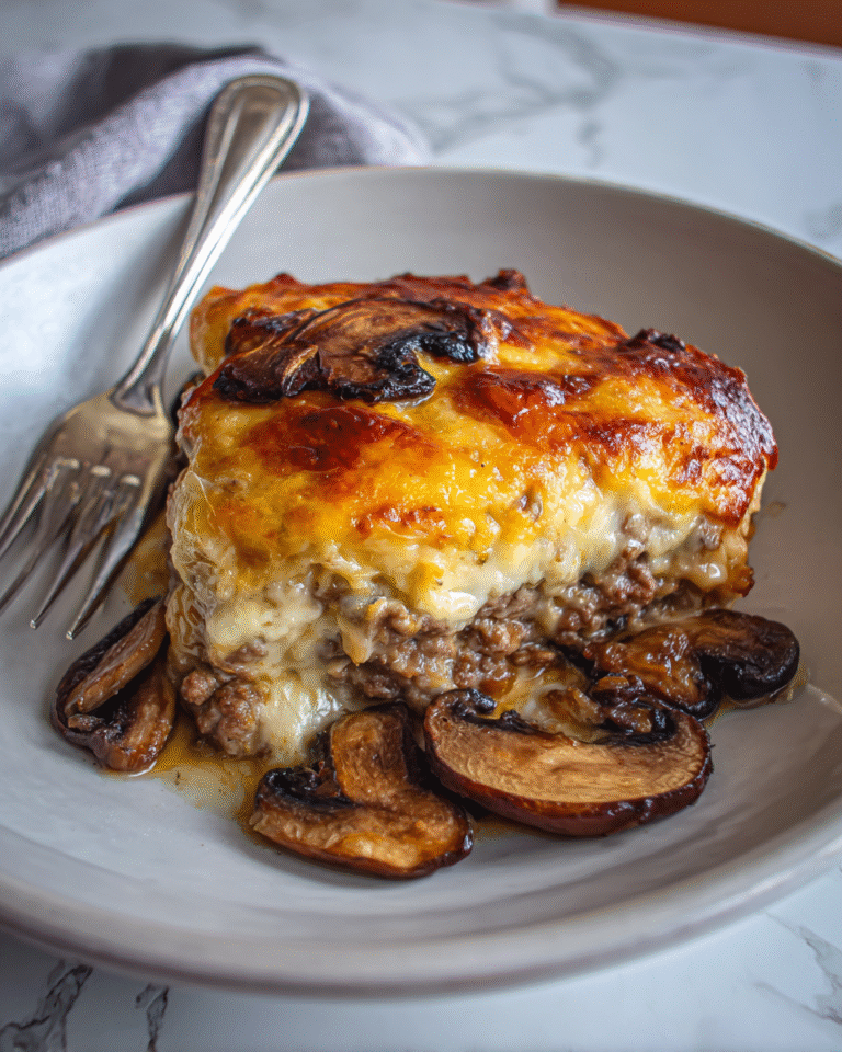 Savory Sensation: Unleash the Flavor of Hamburger Mushroom Bake - Featured Image